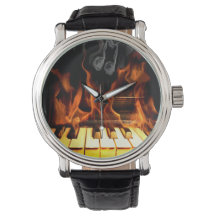 Hot-piano met Music Note Watch