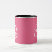 Hot Pink 60 en Sassy 60th Birthday Mok (Midden)