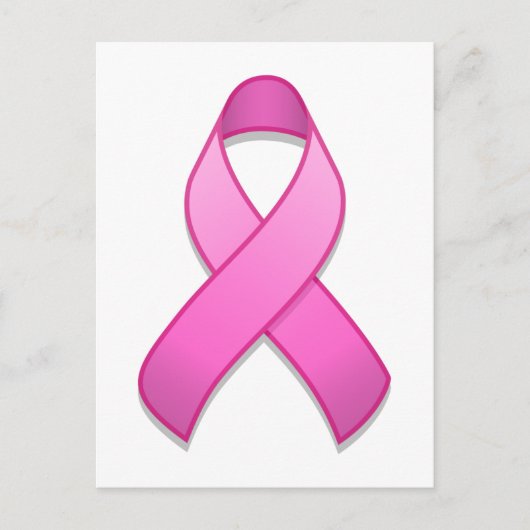 Hot Pink Awareness Briefkaart (Voorkant)