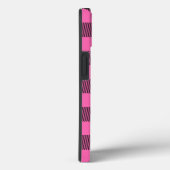 Hot Pink Blk Buffalo Controleer speldennaam Monogr Case-Mate iPhone Case (Achterkant / Rechts)