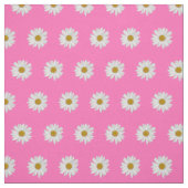 Hot Pink Bohemian Daisy Pattern Stof (Swatch)