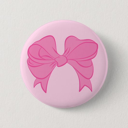 Hot Pink Bow Button (Voorkant)