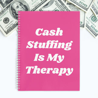 Hot Pink Cash Stuffing is mijn therapiefoute Notitieboek