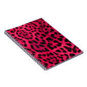 Hot Pink Cheetah Pattern Notitieboek (Rechterzijde)