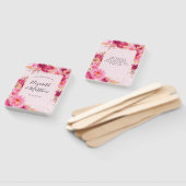 Hot Pink Chrysanthemum Wedding Hand Fan Handwaaier (Niet-gemonteerd)