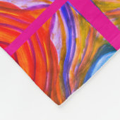 Hot Pink Desert Inspirations Fleece deken (Hoek)