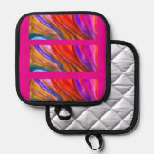 Hot Pink Desert Inspirations pot houder (Voorkant / Achterkant)