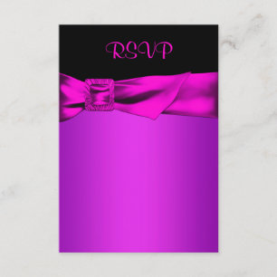 Hot Pink en Black RSVP