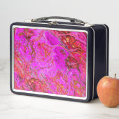 Hot Pink en Magenta Swirl Lunchbox (In situ)