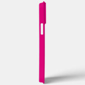 Hot Pink en White Elegant Glam Signature Case-Mate iPhone Case (Achterkant / Rechts)
