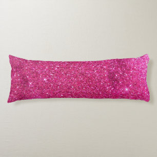Hot Pink Faux Glitter Body Pillow Lichaamskussen
