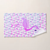 Hot Pink Flamingo Bad Handdoek (Handdoek)