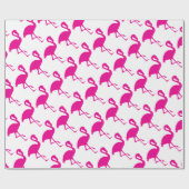Hot Pink Flamingo Cadeaupapier (Vlak)