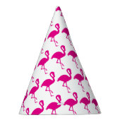 Hot Pink Flamingo Feesthoedjes (Rechts)