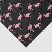 Hot Pink Flamingo Flock Pattern Tissuepapier (Detail)