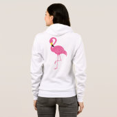 Hot Pink Flamingo Hoodie (Achterkant volledig)