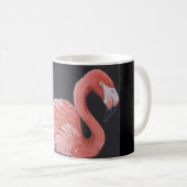 Hot Pink Flamingo Koffiemok (Voorkant rechts)