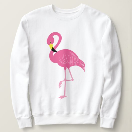 Hot Pink Flamingo Trui (Design voorkant)