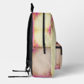 Hot Pink Floral Bedrukte Rugzak (Links)