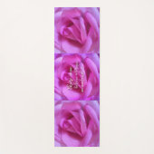 Hot Pink Flower Geloof In Magic Quote Script Vet Yogamat (Voorkant)