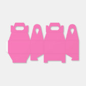 Hot Pink Gable Favor Box Bedankdoosjes (Uitgevouwen)