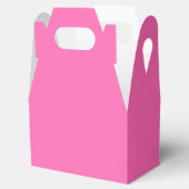 Hot Pink Gable Favor Box Bedankdoosjes (Geopend)