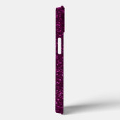 Hot Pink Glitter-effect Case-Mate iPhone Case (Achterkant / Rechts)