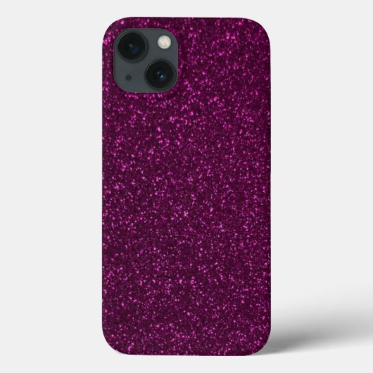 Hot Pink Glitter-effect Case-Mate iPhone Case (Achterkant)