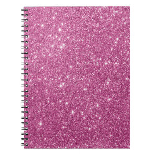 Hot Pink Glitter Sparkles Notitieboek