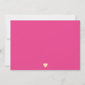 Hot Pink Gold Galentine's Day Brunch Invitation (Dos)