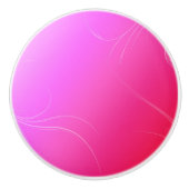 Hot pink keramische knop (Voorkant)