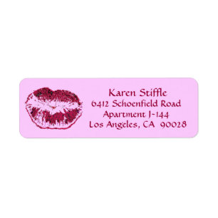 Hot Pink Kiss Etiket