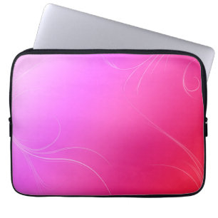 Hot pink laptop sleeve
