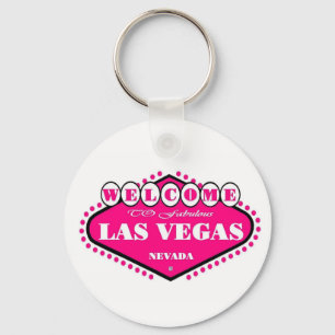 HOT PINK Las Vegas Sign Sleutelhanger