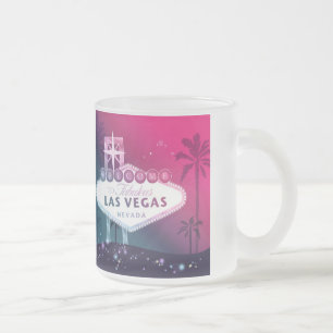 Hot Pink Las Vegas Wedding Keepslag Matglas Koffiemok