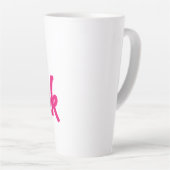 Hot Pink latte mok (Rechterhoek)