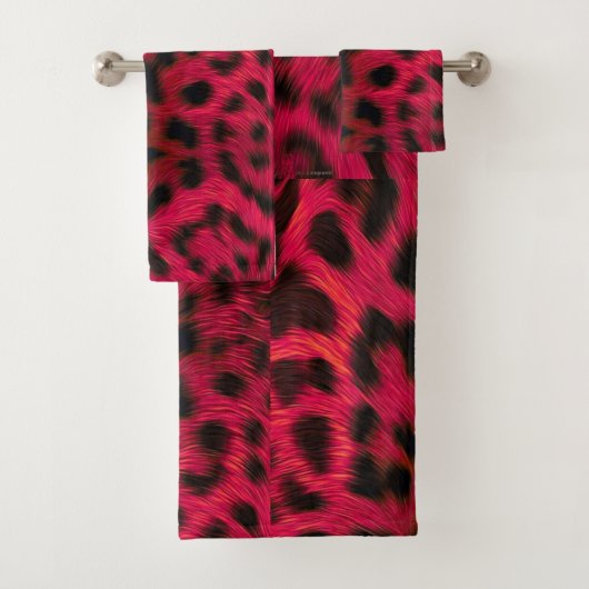 Hot Pink Leopard Print Faux (En situation)