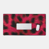Hot Pink Leopard Print Faux  (Clavier et souris)