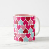 Hot Pink Love Mok (Voorkant rechts)