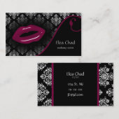 Hot Pink Make-up artist Visitekaartjes (Voorkant / Achterkant)