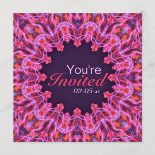 Hot Pink Mandala Kaart