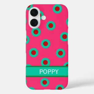 Hot Pink Maximalist iPhone 16 Hoesje