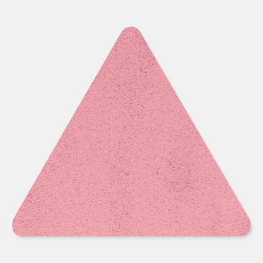 Hot Pink Mess Driehoek Sticker (Voorkant)