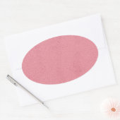 Hot Pink Mess Ovale Sticker (Envelop)