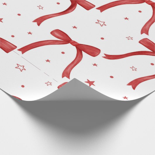 Hot Pink Modern Groovy kerst Cadeaupapier (Hoek)