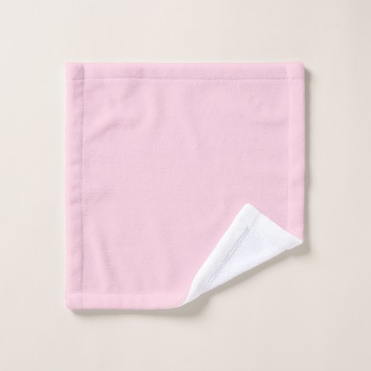 Hot Pink Modern Script Girly Monogram Naam Bad Handdoek (Wasdoekje)