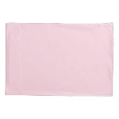 Hot Pink Modern Script Girly Monogram Naam Kussensloop (Achterkant)
