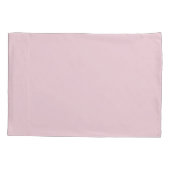 Hot Pink Modern Script Girly Monogram Naam Kussensloop (Achterkant)