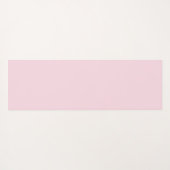 Hot Pink Modern Script Girly Monogram Naam Yogamat (Achterkant (horizontaal))