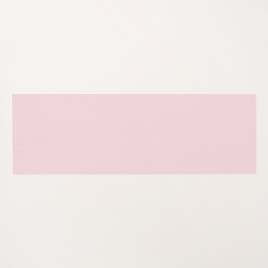 Hot Pink Modern Script Girly Monogram Naam Yogamat (Achterkant (horizontaal))